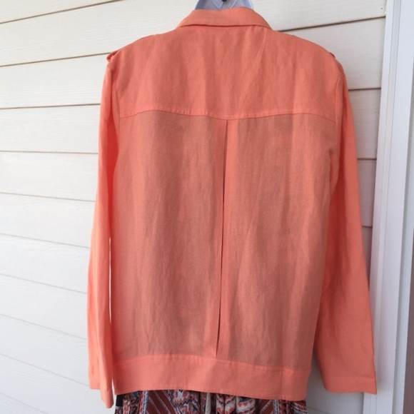 Jealous Tomato Oversized Studded Peach Jacket Medium - Picture 4 of 7